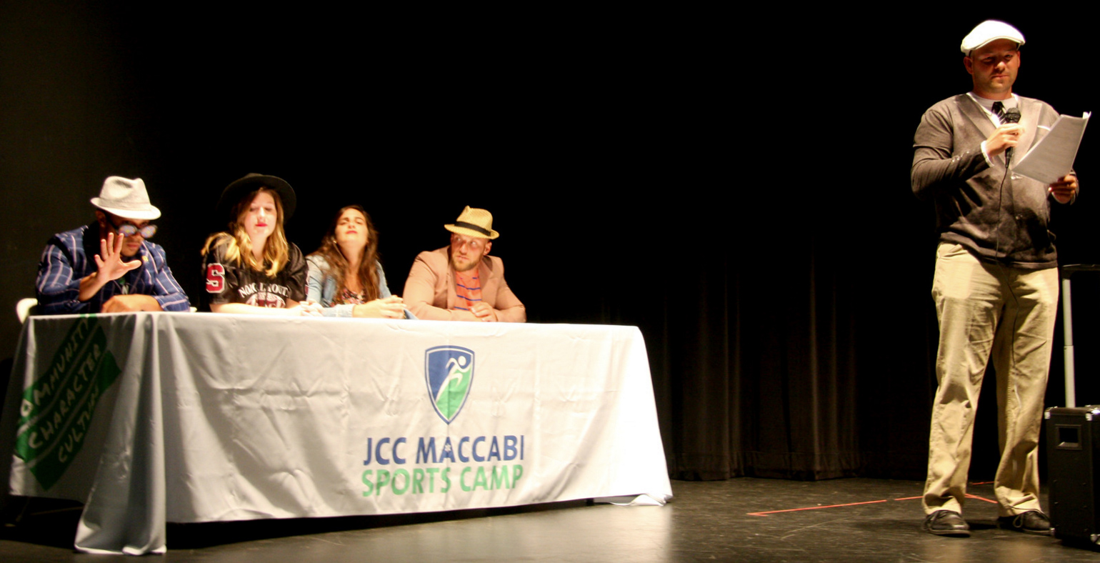 Maccabi evening program.